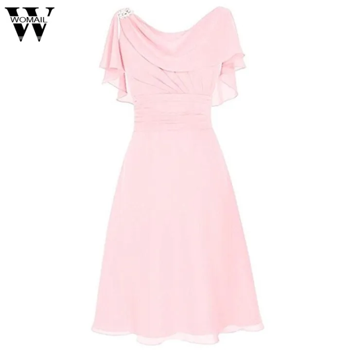 Womail%20dresses%20Women%20Formal%20Wedding%20Bridesmaid%20High-waist%20Party%20Ball%20Prom%20Gown%20One-shoulder%20chiffon%20Dress%20June6%20-%20Image%207