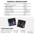 FANTECH HG29 Aurora USB 7.1 Surround Sound Gaming Headset RGB Lightning. 