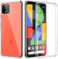 Google pixel 4XL Flexible Clear Transparent Soft TPU Back Case Cover.