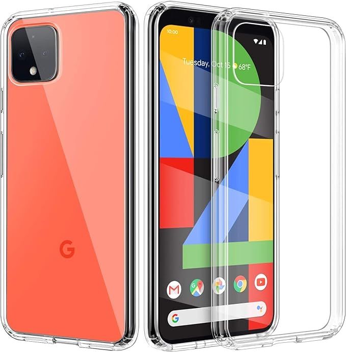 Google pixel 4XL Flexible Clear Transparent Soft TPU Back Case Cover