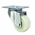 4pics Nylon 1 Inch Caster Wheel 60 Degree Rotation Swivel Caster Wheel.