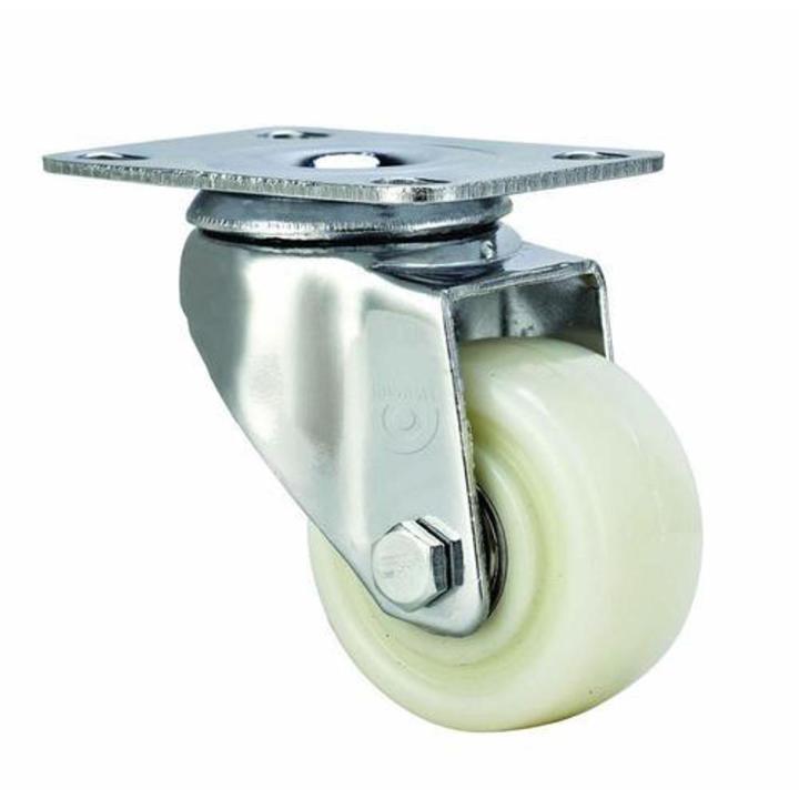 4pics Nylon 1 Inch Caster Wheel 60 Degree Rotation Swivel Caster Wheel