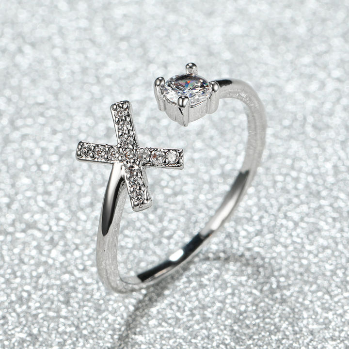 Cross%20border%20amazon%20new%20rose%20gold%20letter%20white%20diamond%20open%20ring%20hand%20ornament%20men's%20and%20women's%20personality%20unique%20ring%20wholesale%20-%20Image%207