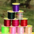 50M 1.5mm Satin Nylon Cord Knotting Beading String Bracelet Macrame Rattail Rope Jewelry Findings DIY. 