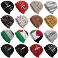 【2023new】Palestine Arabic Calligraphy Name With Palestinian Flag Map Skullies Beanies Caps Unisex Winter Warm Knitting Hat Bonnet Hats. 