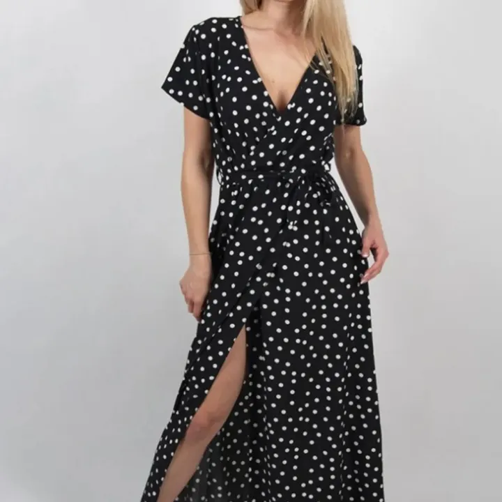 Summer%20Ladies%20Long%20Split%20Dress%20Polka%20dot%20Beach%20Dress%20Maxi%20Dress%20Women%20Evening%20Party%20Dress%20Floor-length%20Beach%20Hobo%20Sundress%20-%20Image%204