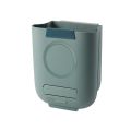 Folding Trash Can with Scraper Storage Box for Kitchen Wastebasket Paper Recycle Waste Disposer Dustbin Wastebin Bucket Garbage.