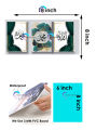 Pvc board Wall Poster 3 pcs Home Decoration with 3 mm Board Most Unique Combo Wallboard wall decor easy to set up.