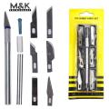 Precision Hobby Knife, Stainless Steel Cutter Craft Knive 7 PCS Set.