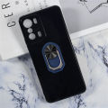 Magnet Phone Case For Infinix Zero 5G X6815, X6815B 6.78 2022 Shockproof Soft TPU Silicone Cover With Ring Holder.