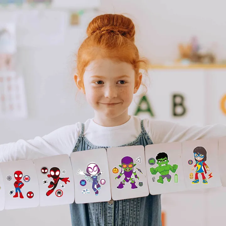 Kawaii%20Puzzle%20Stickers%20DIY%20Spider-Man%20Iron%20Man%20Hulk%20Cartoon%20Anime%20Luggage%20Notebook%20Skateboard%20Decals%20Decoration%20Kids%20Toys%20Gifts%20-%20Image%204
