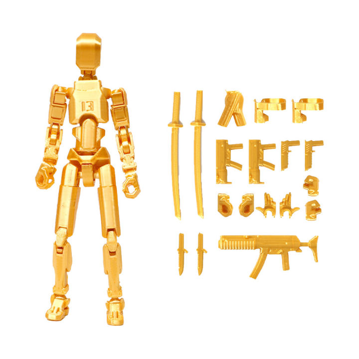 MoupBoi%203D%20Printed%20Action%20Figure%20Titan%2013%20Action%20Figure%20Articulate%20Movable%20Dummy%20Doll%20Diy%20Assembly%20Toy%20for%20Stop%20Motion%20Animation%20Dummy%20-%20Image%207