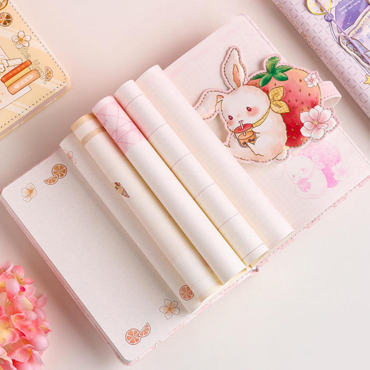 Cute%20Magnetic%20Button%20Notebook%20Color%20Pages%20Illustration%20Student%20Planner%20Agenda%20Notepad%20Girl%20Diary%20Book%20-%20Image%208