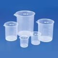 PolyLab Plastic Beaker Set, 5 Pcs Measurement Scales for Biofloc Fish Farming (50ml, 100ml, 250ml, 500ml & 1000 ml). 