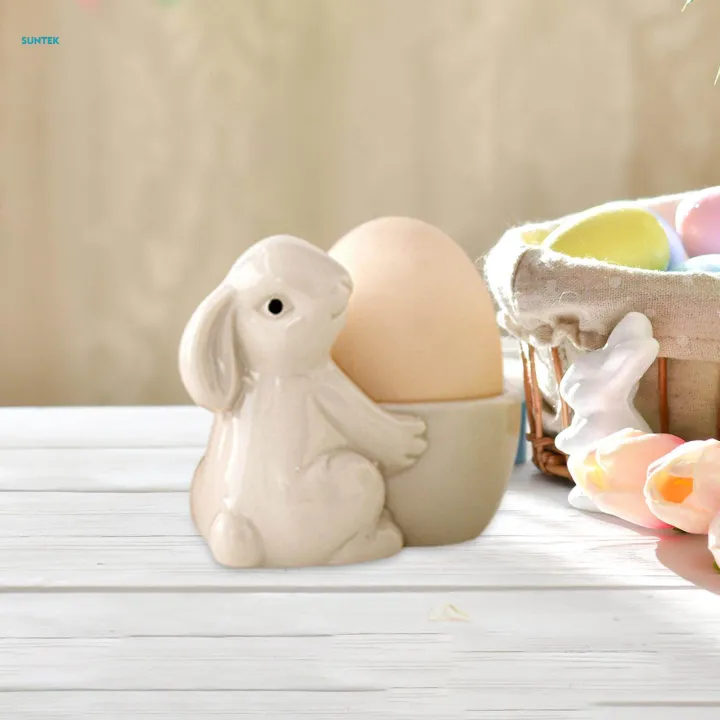Ceramic%20Rabbit%20Egg%20Cup%20Kitchen%20Gadget%20Dinnerware%20Easter%20Bunny%20-%20Image%204