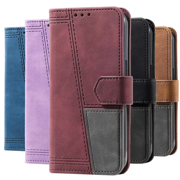 Etui%20Wallet%20Flip%20Case%20For%20Samsung%20Galaxy%20S22%20Ultra%20S21%20Plus%20S20%20FE%20A13%20A33%20A53%20A73%20A12%20A22%20A32%20A52%20A30%20A50%20A70%20Card%20Holder%20Cover%20-%20Image%204