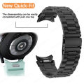 Titanium Stainless Steel Strap for Samsung Galaxy Watch 6 Classic 43 47mm 40/44mm Band for Galaxy Watch 6 5 4 No Gaps Wristband.