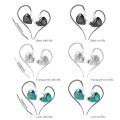 GK G1 Wired Earphones HIFI Bass In-Ear 3.5mm Headphone Cable Dynamic Drive Headset Sport Gamer Noise Cancelling Earbuds With Mic. 