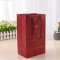 Portable paper bag custom white cardboard handbag gift paper bag custom advertising clothing shopping bag printing UV top system. 