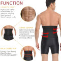 Mens Waist Trainer Slimming Body Shaper Modeling Belt Tummy Control Weight Loss Shapewear Promote Sweat Belly Slim Trimmer Belt.