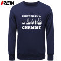 REM trust me I am a chemistry funny men's print cotton long sleeve t-shirt chemistry Streetwear men's Hip Hop Hoodies, sweatshirts. 