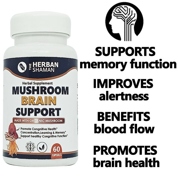 Mushroom Brain Support Natural Blends