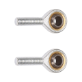 8pcs M10 X 1.5 Male Rod End Rose Joint Right Hand Thread 10mm Metric Bronze SA10.