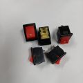 5Pcs KC-6388 KC 6388 Rocker Switch 2 Pin 6A 250V 2 Positions SPDT ON OFF Boat Rocker Switch Power Rocker Switch Black & Red Color Micro Switches For Electronic Projects.