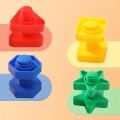 Kids Puzzle Toys Plastic Nuts Screws Matching Combination Baby Assembly Hands-on Screw Shape Large Particles Montessori Toy. 