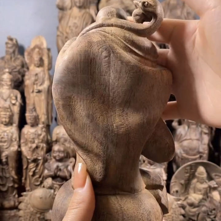 Agarwood%20Maitreya%20Ornaments%20Wood%20Carving%20Crafts%20Rosewood%20Ornaments%20Office%20Feng%20Shui%20Gift%20White%20Kyara%20Cabinet%20Decoration%20-%20Image%204