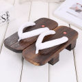 New High-Heeled Wooden Sandals Authentic Japanese-Style ToastingcosMen's and Women's Two-Tooth Clogs Clog. 