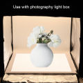 LED Shadowless Light Panel Photography Light Box Bottom Light Stepless Dimmable for Product Jewelry Handicraft Articles Cosmetics Food Toys Models Photography. 