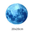 Fluorescent Aesthetic Wall Decor Kids Room Home Decor 3D Wallpaper PVC Moon for Bedroom Nursery Interior Design Gift DIY. 