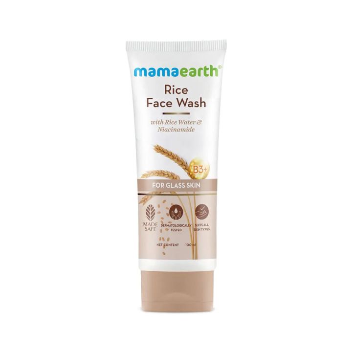 International Indian Product Mamaearth Rice Face Wash for Glass skin 100ml