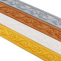 4.8cm*2.3m 3D Carved Thickened PVC Foam Anti-collision Wall Sticker/ Room Background Border Baseboard Decorative Wallpaper. 