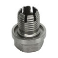 Self Tapping Oil Pan Thread Repair Set, Oversize Piggyback Drain Plug Easy To Install for Car. 