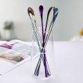 1PC Stainless Steel Colorful Dessert Spoon Long Handle Mixing Stirring Spoons Bar Kitchen Tableware.