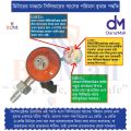 LPG Safety Device With Meter Regulator (22 MM)-Denmark. 