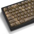 134 Keys Wood Keycaps MOA Profile Keyboard Keycaps for Cherry MX Switches Mechanical Keyboard.