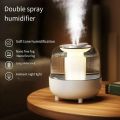 Large Capacity 4L Aromatic Humidifier Ultrasonic Household Air Humidifier Air Purifier LED Light Humidifier Portable Spray. 