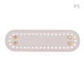 1Pc Long Bottom for Knitted Bag PU leather Bag Base Handmade Bottom With Holes Diy Crochet Bag Bottom accessories.