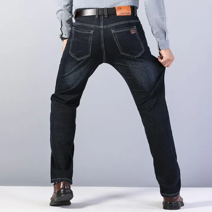 2022%20Cotton%20Men's%20Jeans%20Denim%20Pants%20Brand%20Classic%20Clothes%20Overalls%20Straight%20Trousers%20for%20Men%20Black%20-%20Image%206
