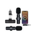 K9 Wireless Dual Microphone Professional Lapel Lavalier Microphone Remove Noise For Type C+Apple By trade bd 365. 