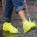 1 Pair Waterproof Non-slip Silicone Shoe Sole High Elastic Wear-resistant Unisex Rain Boots Overshoes Reusable Shoes Cover.
