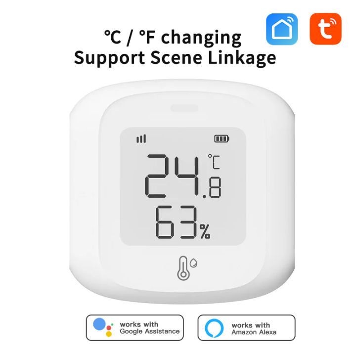 Tuya ZigBee Temperature And Humidity Sensor With LED Screen Smart Home ...