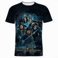 Disney Pirates Of The Caribbean T-Shirts 3D Print Streetwear Men Women Casual Fashion Oversized T Shirt Kids Tees Tops Clothing.