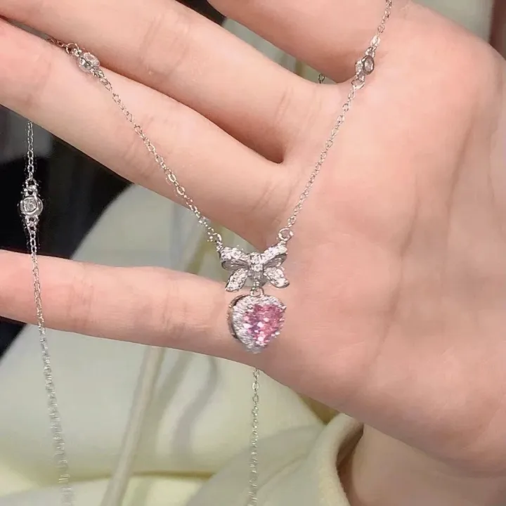 Stainless%20Steel%20Pendant%20Pink%20Love%20Chain%20Necklace%20-%20Image%208