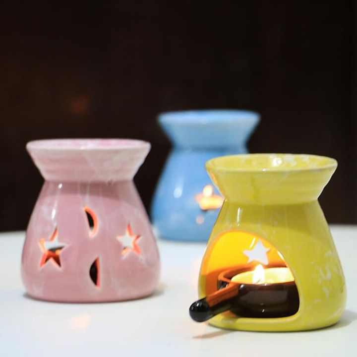 %E3%80%90Daily%20Necessities%20For%20Anyone%20Store%E3%80%911Pcs%20Ceramic%20Essential%20Lamps%20Hollow%20Stars%20Moon%20Pattern%20Simple%20Essential%20Fragrance%20Tea%20Candle%20Holder%208.5cm%20x%207cm%20-%20Image%203