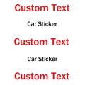 Custom Text Car Sticker Reflective Sticker Welcome Customers to Sample Custom Production.