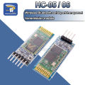 HC-05 HC-06 master-slave 6pin/4pin anti-reverse, integrated Bluetooth serial pass-through module, wireless serial For Arduino. 